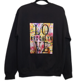 Love Brooklyn Jumbo Print Crewneck Sweatshirt
