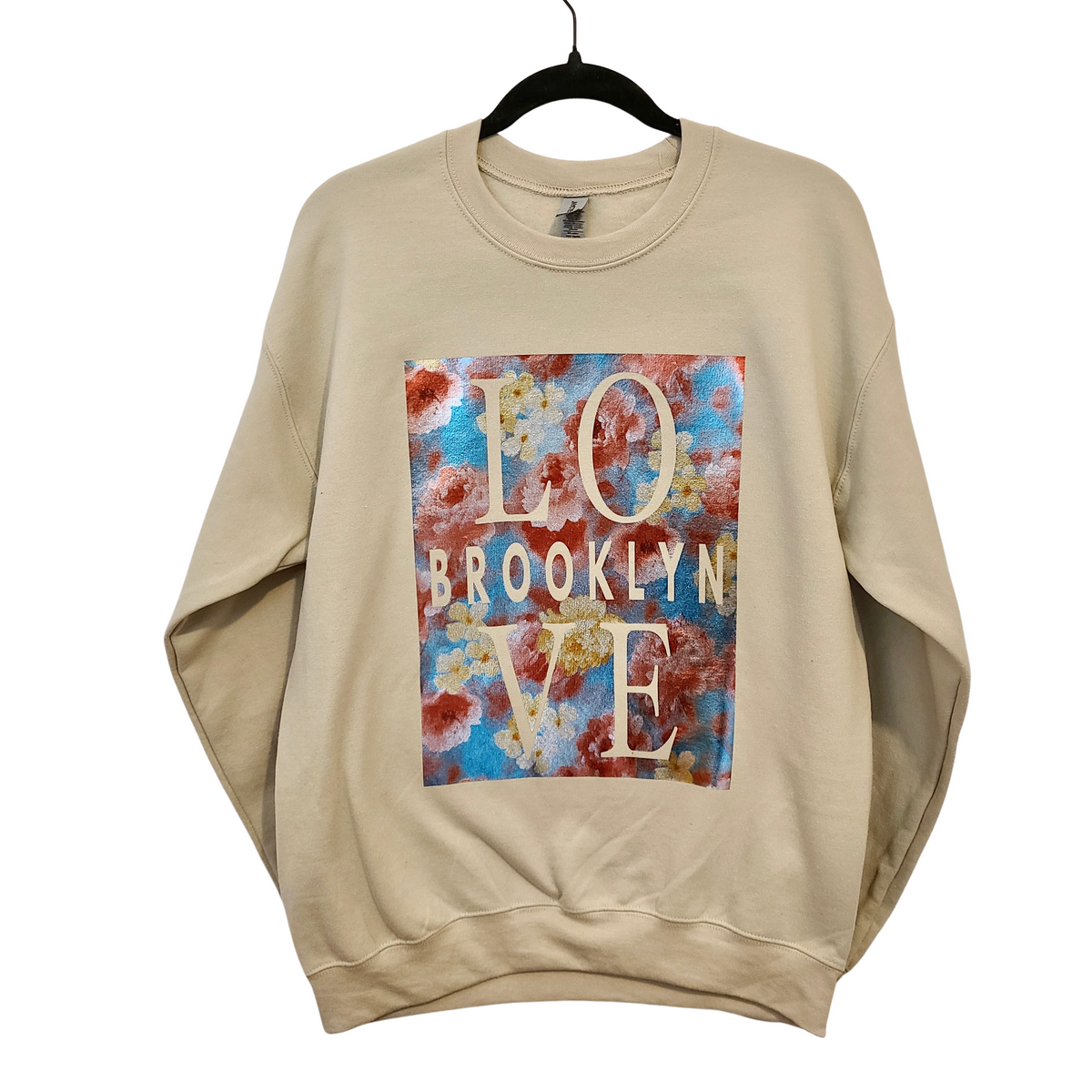 Love Brooklyn Jumbo Print Crewneck Sweatshirt – -Axel J.R.