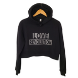 Love Revolution Women's Crop-top Hoodie