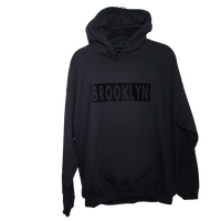 Brooklyn Bold Logo Hoodie Black/Black