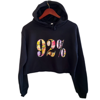 92% Women's Cropped Hoodie