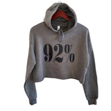 92% Women's Cropped Hoodie