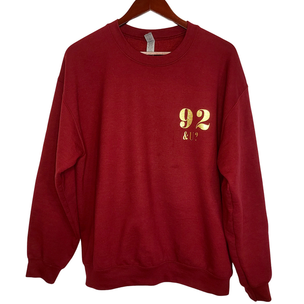 92 &U? Chest Logo Unisex Crewneck