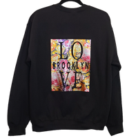 Love Brooklyn Sweatshirt Black/Floral