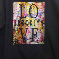 Brooklyn DBL Sided Hoodie Black/Grey/Floral