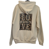 Love Revolution/ Brooklyn Love DBL Sided Hoodie Tan/Camo