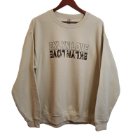 Brooklyn Love/ Love Brooklyn Sweatshirt Tan/Camo