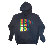 Rainbow/Black Hoodie