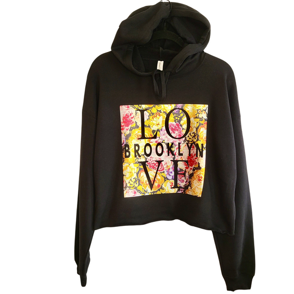 Love Brooklyn Cropped Top Hoodie