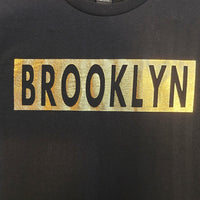 Brooklyn Bold Adult Tee Gold/Black