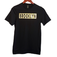 Brooklyn Bold Adult Tee Gold/Black