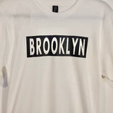 Brooklyn Bold Adult Tee White/Black