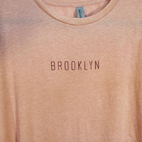 Brooklyn Simple Cropped Top Rose