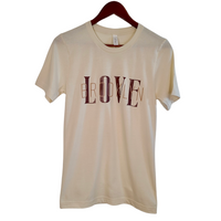 Love Brooklyn Adult Unisex Tee Tan/Brown/Camel