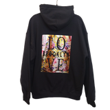 Brooklyn DBL Sided Hoodie Black/Grey/Floral