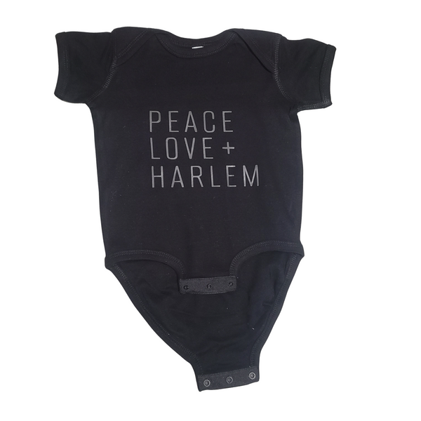 Peace Love + Harlem Baby Onesie