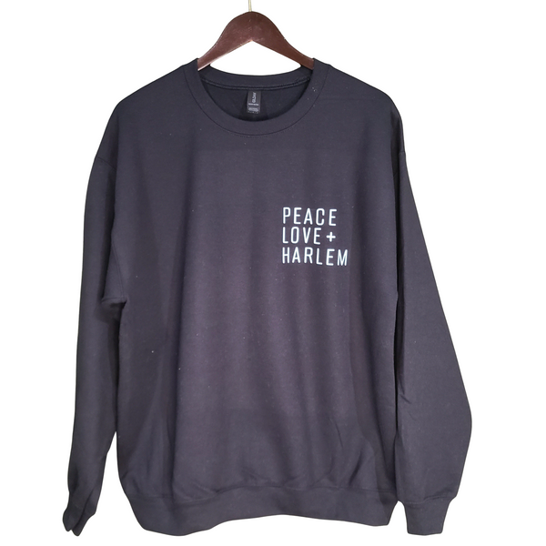 Peace Love + Harlem Unisex Sweatshirt