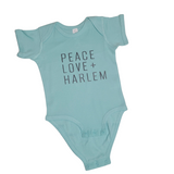 Peace Love + Harlem Baby Onesie