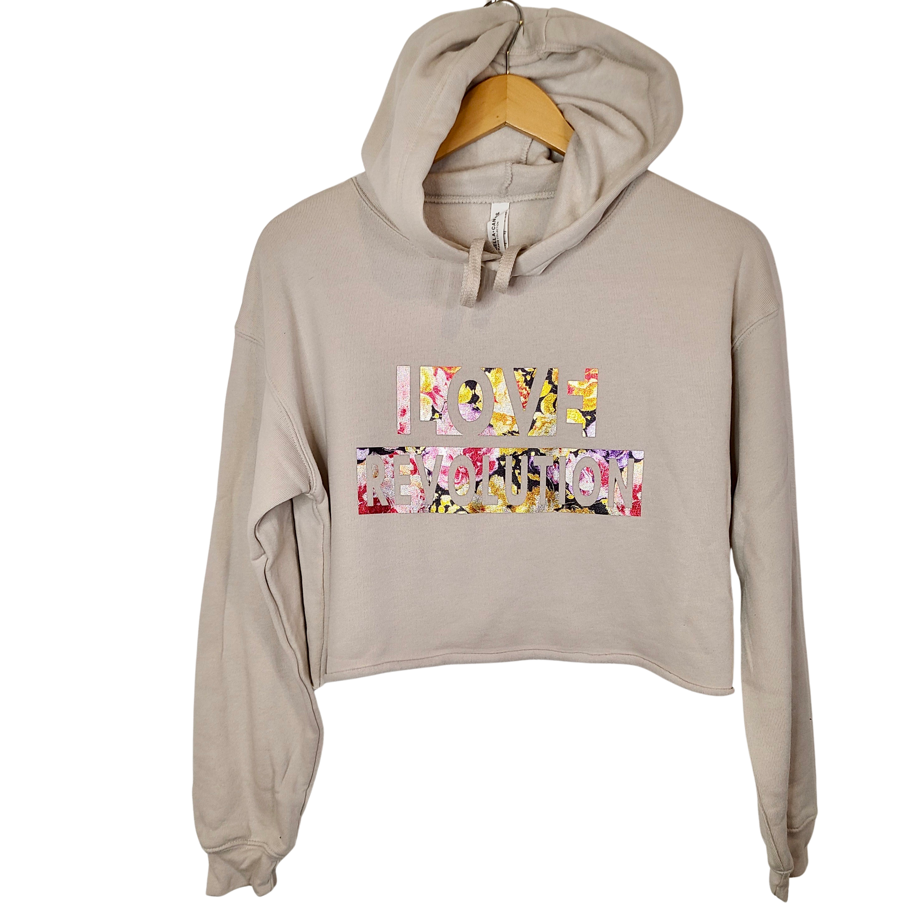 Love Revolution Women's Crop-top Hoodie – -Axel J.R.